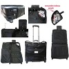 Amerileather Wheeled Leather Garment Bag – Fold-Out Upright Travel Case with Rolling Base and Suit Carrier Design for Business Trips - 4 of 4