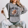 Simply Sage Market Football Game Day Social Club Lightweight Garment Dyed Sweatshirt - 2 of 3