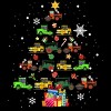 Men's Design By Humans Christmas Tractor Tree Gift Farmer Shirts Funny Tractor Xmas By VitMon T-Shirt - 2 of 4