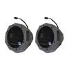Wet Sounds ZERO-6-XZ-B Black 6.5" Powersport & Marine Speakers  w/ SSV Works US2-C6U-185 Cage Mount 6.5” Speaker Enclosures w/ 1.85" Roll Bar Clamps - 3 of 4