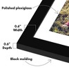 Americanflat 2 Pack of Picture Frames with Mat - Plexiglass Cover - 3 of 4