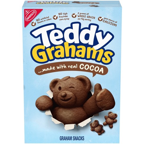 Teddy Grahams Chocolate Graham Snacks - 10oz : Target