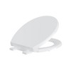 Elongated Toilet Cover with Integrated Toddler Insert and Quick-Release Hinges, Family-Friendly Potty Training Design - 2 of 4