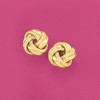 Ross-Simons Italian 18kt Yellow Gold Love Knot Earrings - 3 of 4