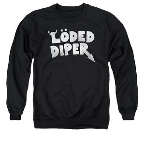 Men's Diary Of A Wimpy Kid Loded Diper Distressed Logo Crewneck Sweatshirt - 1 of 4