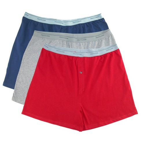 Fruit Of The Loom Men's Big Size Knit Boxer Underwear (pack Of 3), 3xb ...
