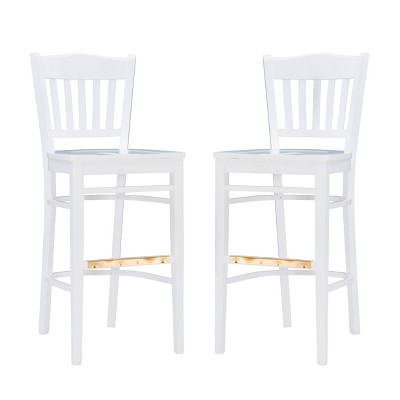 Set of 2 Maryah Barstools White - Linon