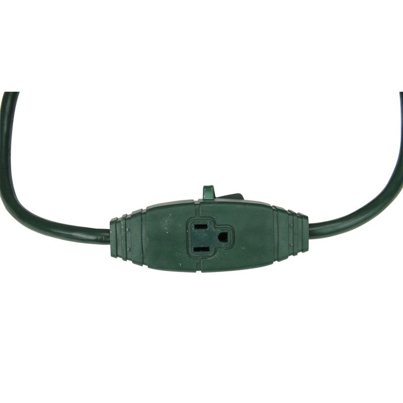 Stanley Tools 25' Stanley 3-Outlet Green Heavy Duty Outdoor Grounded Landscaping Projector Cord, 2 of 3