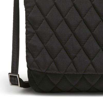 Vera Bradley Women's Outlet Microfiber Small Flap Hipster Crossbody Bag Moonless Night — фото 3