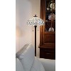 Amora Lighting Tiffany Style Floral White Floor Lamp 62" High - 2 of 3