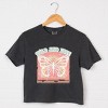 Simply Sage Market Wild And Free Butterfly Boxy Crop Top - 3 of 4