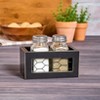 The Lakeside Collection Rustic Farmhouse Housewares Collection - Salt & Pepper Shakers w/Holder 3 Pieces - 2 of 4