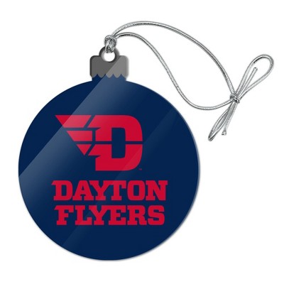 University of Dayton Secondary Acrylic Christmas Tree Holiday Ornament