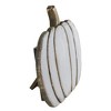 Northlight Wooden Pumpkin Fall Harvest Decoration - 13.75 - White - 3 of 4