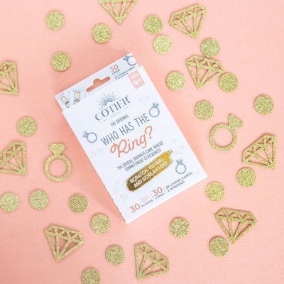 30ct &#39;Who Has The Ring?&#39; Bridal Shower Scratch Off Game