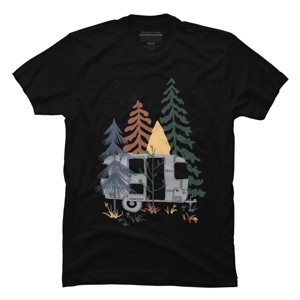 Men's Design By Humans Camping In Nature By NDTank T-Shirt - 1 of 2