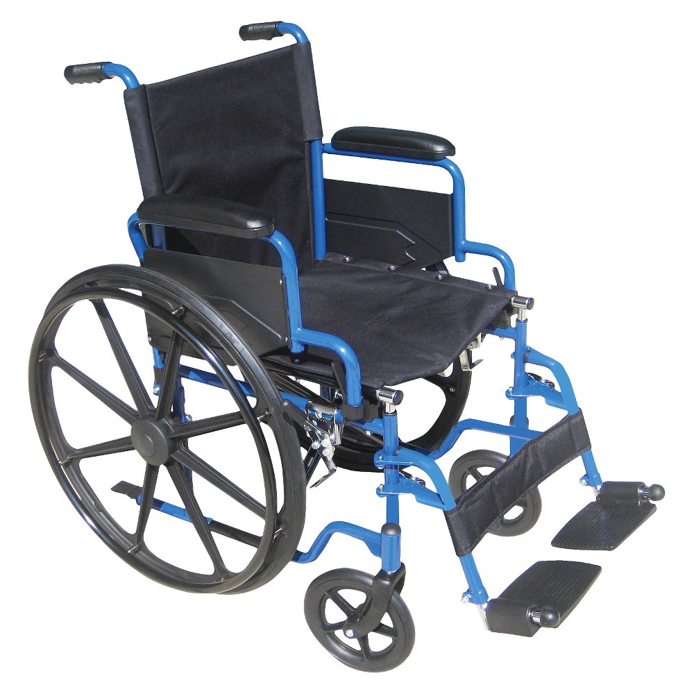 Transport/WheelchairWheelchairs K1 Product Description: BlueStreak18"D/L FlipBackArms,SwgFt,1/cs