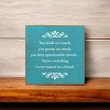 Slickblue Humorous Friend Quote Sign, 7x7 Rustic Wood Plaque with Hanging and Shelf Options, Multiple Colors - 2 of 3
