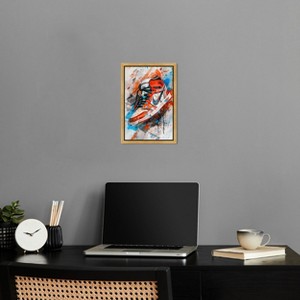 Notoriart Colorful Splatter Sneaker Wall Art Framed - 1 of 4