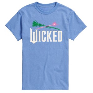 Men's - Wicked - Wand And Broomstick Logo Short Sleeve Graphic T-Shirt - 1 of 4