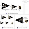 Big Dot of Happiness Law School Grad - Triangle Future Lawyer Graduation Party Photo Props - Pennant Flag Centerpieces - Set of 20 - 3 of 4
