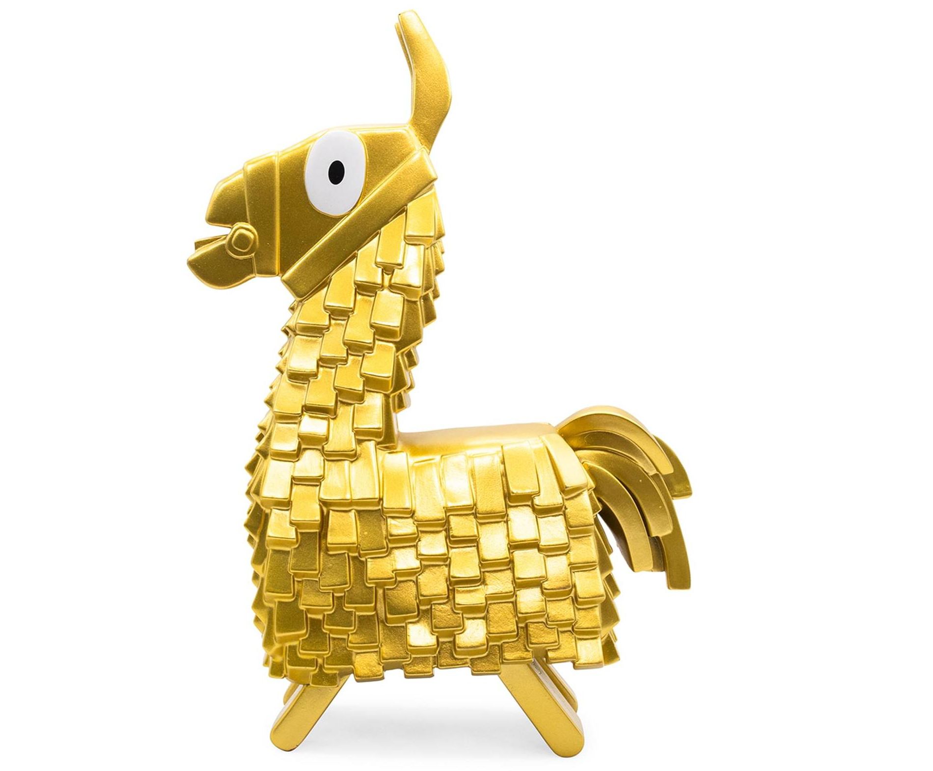 Sunrise Identity Fortnite Gold Loot Llama Figural Holiday Tree Topper Decoration