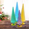 Cody Foster 16.0 Inch Jewel Tone Iridescent Trees Easter Village Decorate Decor Mantle Tree Sculptures - 2 of 4