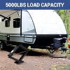 GOCAPTAIN Trailer Stabilizer Jacks, 7500LBS Heavy Duty RV Scissor Leveling Jack, 4"-30" Height Adjustable with Crank Handle for Travel Trailer, Camper - 3 of 4