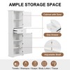 NicBex Freestanding Bathroom Storage Cabinet with Drawer, MDF Bathroom Floor Cabinet with Adjustable Shelves for Bath/Living Room - 4 of 4