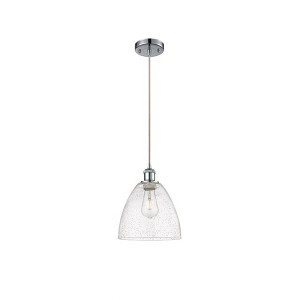 Bristol Glass - 1 Light Mini Pendant In Industrial Style-13.25 Inches Tall and 9 Inches Wide - 1 of 1