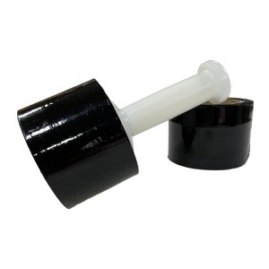 supplyhut 3" in. x 1000FT 80 Gauge 1 Roll Stretch Shrink Film Hand Wrap + Handle Black - 1 of 2
