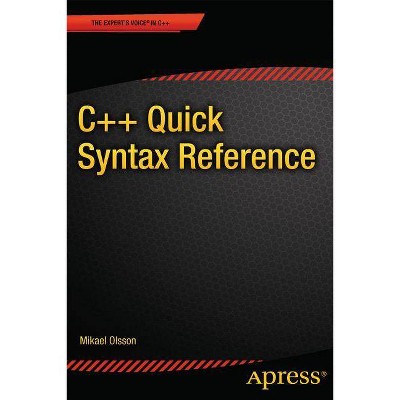 C++ Quick Syntax Reference - by  Mikael Olsson (Paperback)