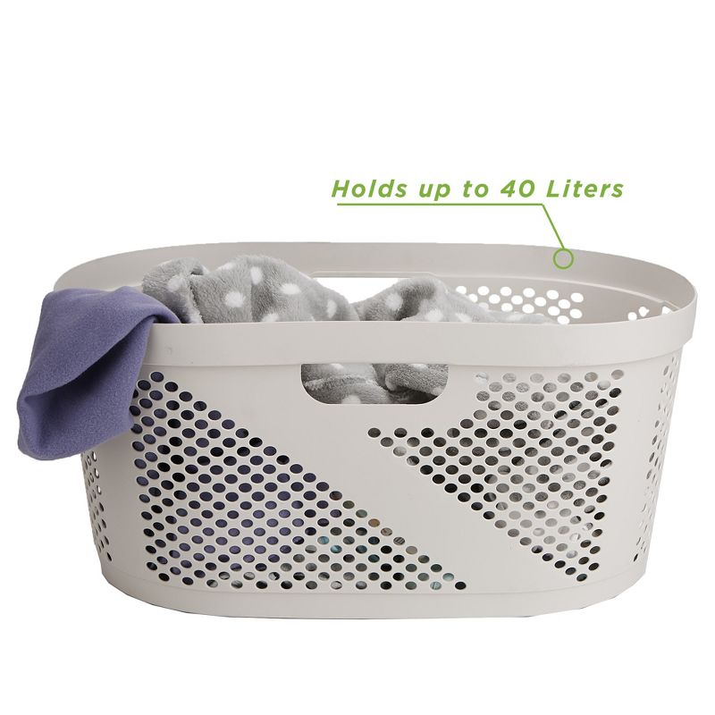 Mind Reader 40 Liter Laundry Basket, 3 of 9