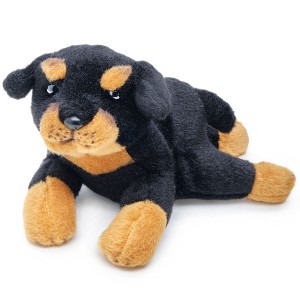 Bearington Lil' Gunner The Rottweiler Stuffed Animal, 8 Inch Dog Stuffed Animal - 1 of 4