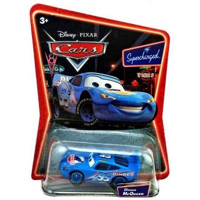 blue dinoco car