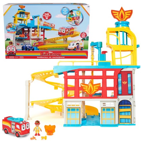 Disney Junior Firebuds Friends Bo and Flash Figure and Fire Truck Set