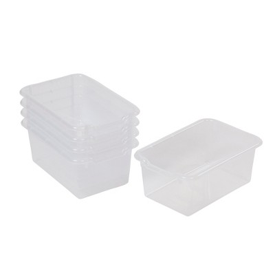 Ecr4kids Scoop Front Storage Bins 15-Piece Assorted