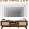SEVOBAL TV Stands and Consoles Modern TV Stand with Ample Storage and Cable Management, Ideal for Living Room Entertainment, Beige, 59"*19.26"*15.35" - 4 of 4