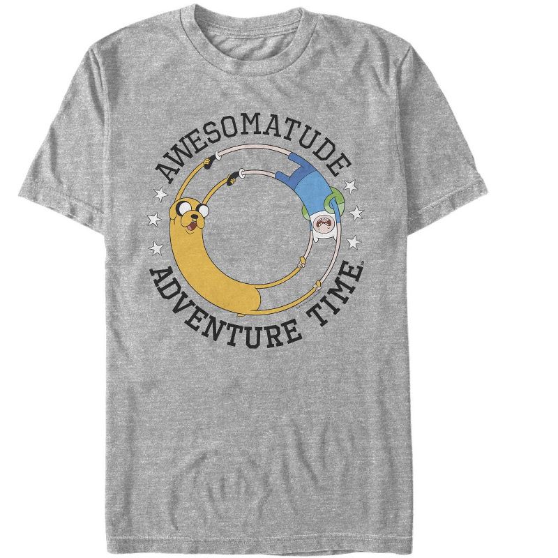 Men's Adventure Time Awesomatude T-Shirt, 1 of 5