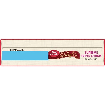 Betty Crocker Supreme Triple Chunk Brownie Mix - 17.8oz