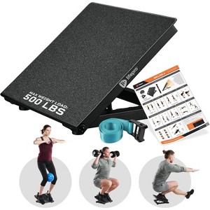 Lifepro Adjustable Calf Stretcher Slant Board - Incline Board for Calf Stretching and Strengthening, Ideal for Squats and Toning - 1 of 4