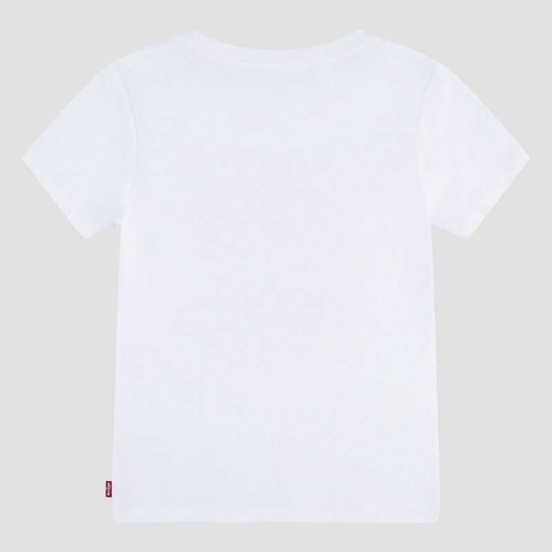 Levi&#39;s® Girls' Short Sleeve Retro T-Shirt - White, 2 of 5