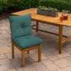 ARDEN Outdoor Plush Modern Tufted Blowfill Dining Chair Cushion, 21 x 40, Water Repellent, Fade Resistant, Tufted Cushion for Dining and Bistro Chairs - 2 of 4