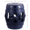 Lucky Coins 16" Chinese Ceramic Drum Garden Stool - JONATHAN Y - 3 of 4