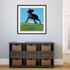 Amanti Art 33"x33" Amazing Black Dog by Marjorie Weiss Wood Framed Wall Art Print : Modern Decor, Animal Lithograph, Hardwood Frame - 4 of 4