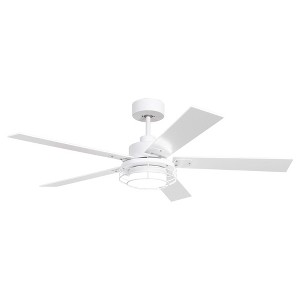 Parrot Uncle 52" Modern LED Ceiling Fans with Lights and Remote Reversible Fan for Bedroom Living Room - 1 of 4