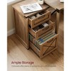 File Cabinet with 3 Drawers, Filing Cabinet, Printer Stand, Fit A4, Letter Size, Hanging File Folders, Modern Farmhouse Style, for Home Office - 3 of 4