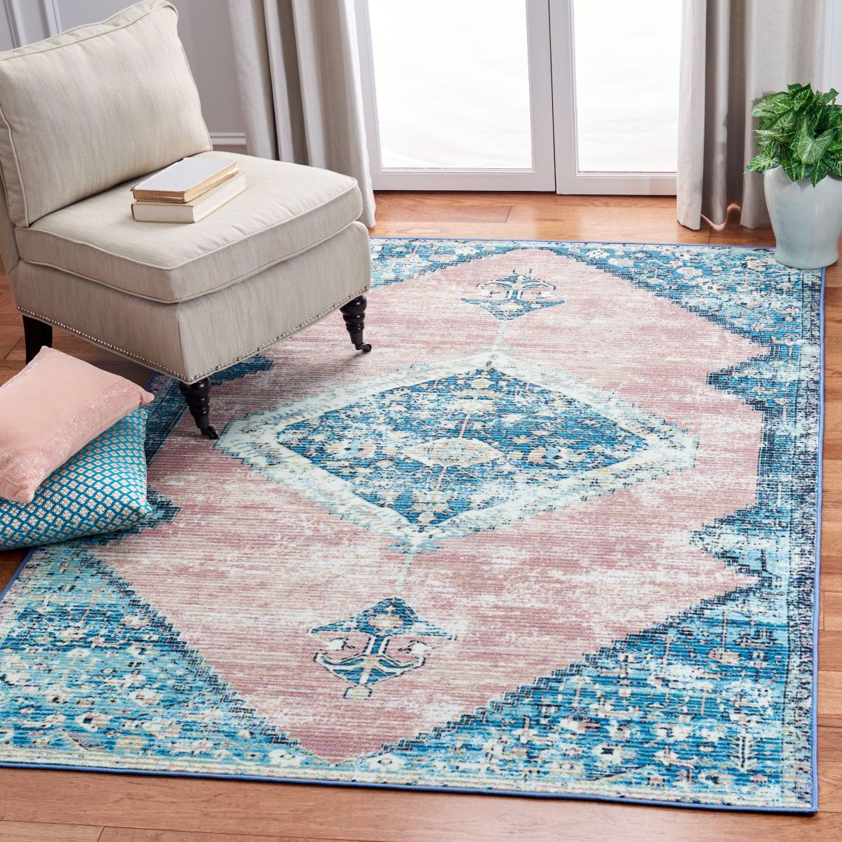 Journey JNY147  Machine Washable Skid-Resistant Power Loomed Indoor Rugs - Safavieh - thumbnail 2