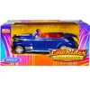 1941 Chevrolet Special Deluxe Convertible Candy Blue Met. w/Red Interior "Low Rider Collection" 1/24 Diecast Model Car by Welly - 2 of 3