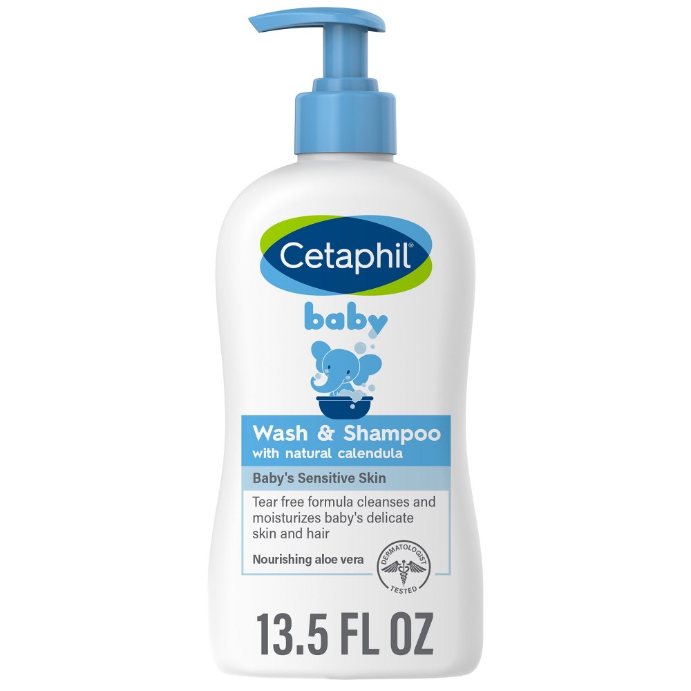 Photos - Hair Product Cetaphil Baby 2-in-1 Hair Shampoo And Body Wash - 13.5 fl oz 